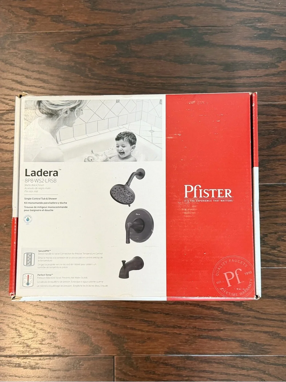 Pfister Ladera Single-Handle Tub & Shower Faucet in Matte Black, New in Box